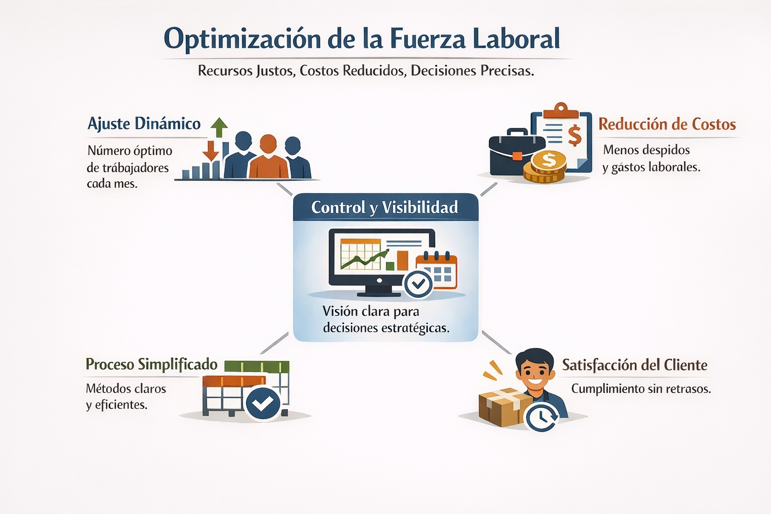 Modelos de simulación de líneas de espera y producción