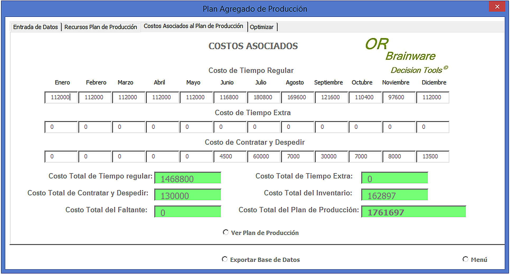 Modelos de Planeamiento Agregado de la Producción